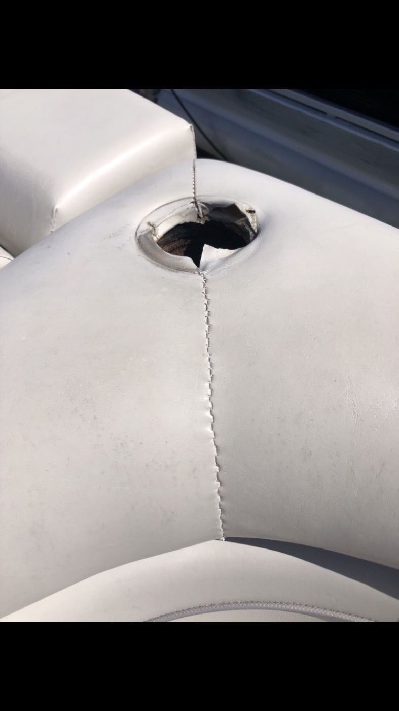 Cup holder surround repaired